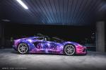 Lamborghini Aventador Roadster Galaxy Wrap by DXSC 2014 года